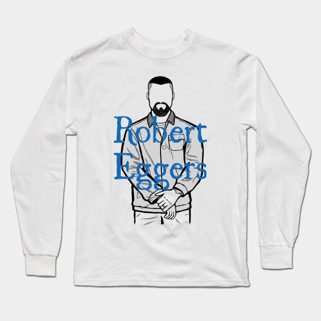 A portrait of Robert Eggers Long Sleeve T-Shirt by Youre-So-Punny